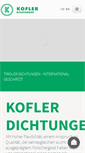Mobile Screenshot of kofler-dichtungen.at